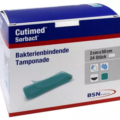 CUTIMED Sorbact-tamponader 2x50 cm, 24 stk CUTIMED Sorbact-tamponader 2x50 cm, 24 stk