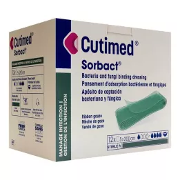 CUTIMED Sorbact-tamponader 5x200 cm, 12 stk