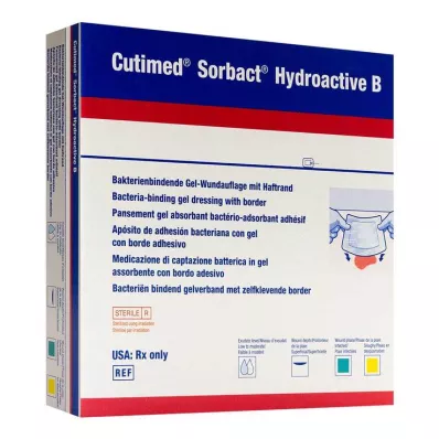 Cutimed Sorbact Hydroactive B Gel-V.14x14 cm klebrig, 12 stk