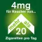 NICORETTE Tyggegummi 4 mg hvitmynte, 105 stk