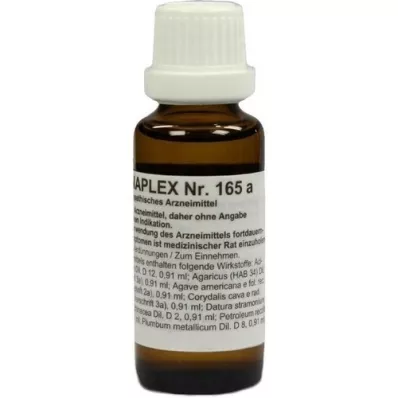 REGENAPLEX Nr. 165 a dråper, 30 ml