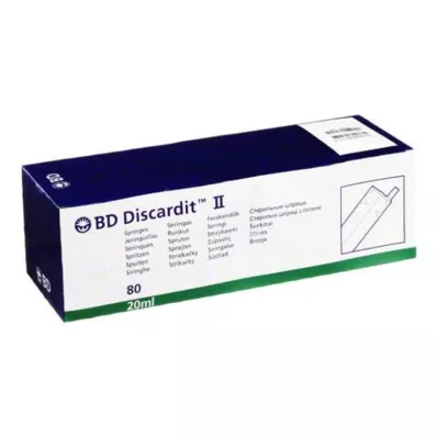 BD DISCARDIT II Sprøyte 20 ml, 80X20 ml