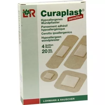 CURAPLAST Strips sensitive assortert, 20 stk