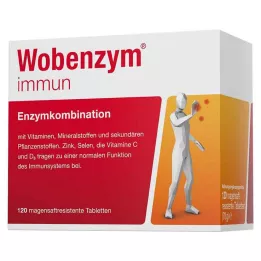 WOBENZYM immune enterotabletter, 120 stk