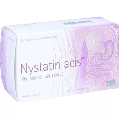 NYSTATIN acis filmdrasjerte tabletter, 100 stk