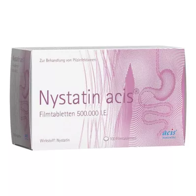 Nystatin acis filmdrasjerte tabletter, 100 stk
