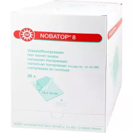 Nobatop 8 komprimerer 10x10cm, 25x5 stk