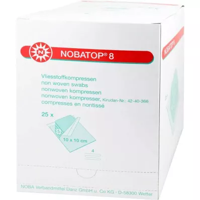 Nobatop 8 komprimerer 10x10cm, 25x5 stk