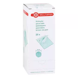 MULLTUPFER plommestørrelse steril, 25X2 stk