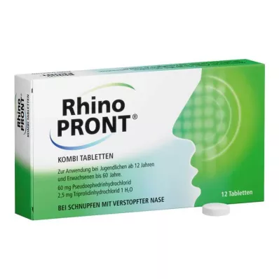 RHINOPRONT Kombitabletter, 12 stk