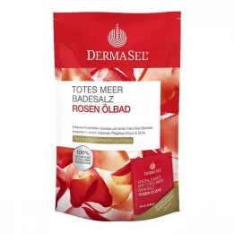 DERMASEL Badesalt fra Dødehavet+Rose SPA, 1 stk