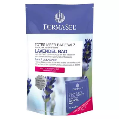 DERMASEL Badesalt fra Dødehavet+Lavendel SPA, 1 stk