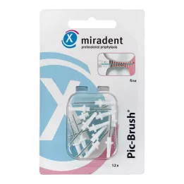PIC BRUSH Interdental b.erstatning b.2 mm hvit, 12 stk