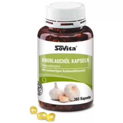 Sovita hvitløksoljekapsler (360 stykker)