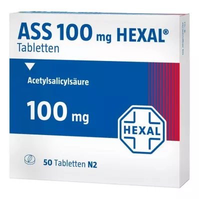 ASS 100 HEXAL tabletter, 50 stk ASS 100 HEXAL tabletter, 50 stk