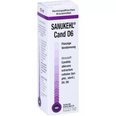 SANUKEHL Cand D 6 dråper, 10 ml