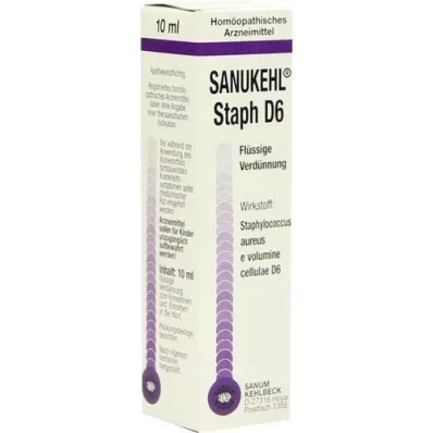 SANUKEHL Staph D 6 dråper, 10 ml