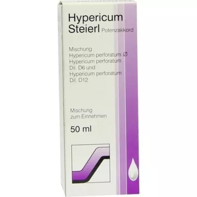 HYPERICUM STEIERL Potency Accord-dråper, 50 ml