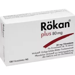 RÖKAN Plus 80 mg filmdrasjerte tabletter, 120 stk