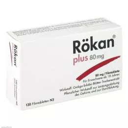 RÖKAN Plus 80 mg filmdrasjerte tabletter, 120 stk