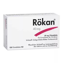 RÖKAN 40 mg filmdrasjerte tabletter, 120 stk
