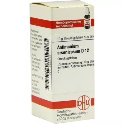 ANTIMONIUM ARSENICOSUM D 12 globuler, 10 g