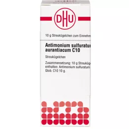 ANTIMONIUM SULFURATUM aurantiacum C 10 kuler, 10 g