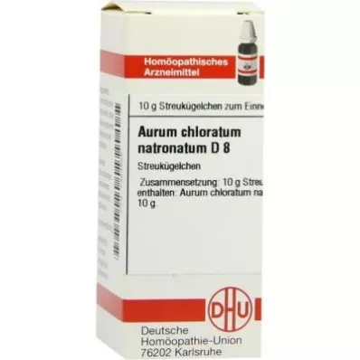Aurum Chloratum Natronatum D8 kuler (10 g)