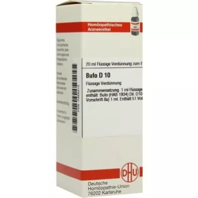 BUFO D 10 Fortynning, 20 ml