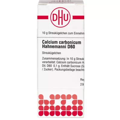 CALCIUM CARBONICUM Hahnemanni D 60 globuler, 10 g