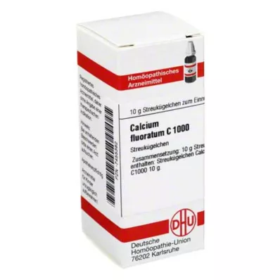 CALCIUM FLUORATUM C 1000 globuler, 10 g