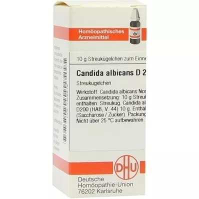 CANDIDA ALBICANS D 200 globuler, 10 g