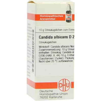 CANDIDA ALBICANS D 200 globuler, 10 g CANDIDA ALBICANS D 200 globuler, 10 g