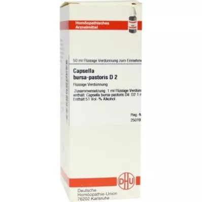 CAPSELLA BURSA pastoris D 2 fortynning, 50 ml