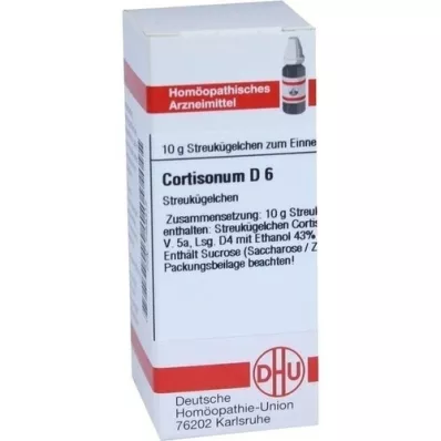 CORTISONUM D 6 globuli, 10 g