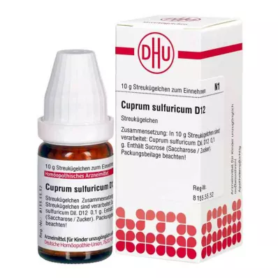 Cuprum Sulfuricum D12 kuler (10 g)