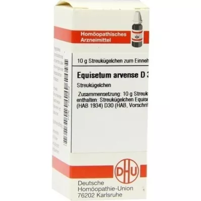 EQUISETUM ARVENSE D 30 globuler, 10 g