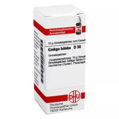 DHU Ginkgo biloba D 30 kuler, 10 g