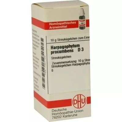 HARPAGOPHYTUM PROCUMBENS D 3 kuler, 10 g