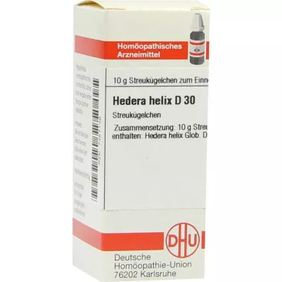 HEDERA HELIX D 30 globuler, 10 g HEDERA HELIX D 30 globuler, 10 g