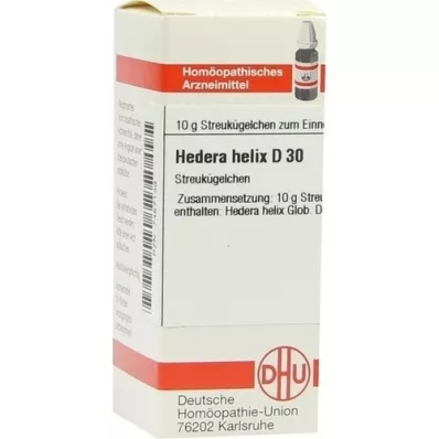 HEDERA HELIX D 30 globuler, 10 g