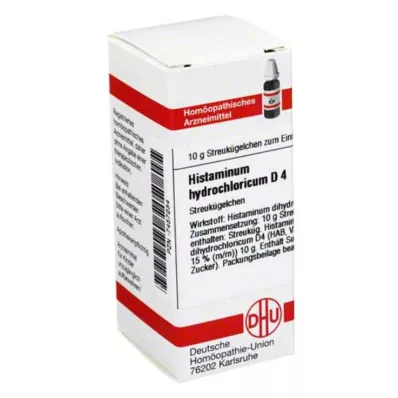HISTAMINUM hydrochloricum D 4 kuler, 10 g HISTAMINUM hydrochloricum D 4 kuler, 10 g
