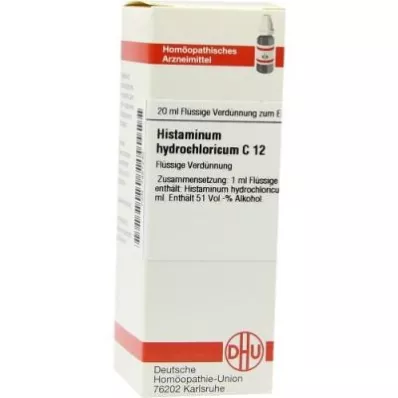 HISTAMINUM hydrochloricum C 12 fortynning, 20 ml HISTAMINUM hydrochloricum C 12 fortynning, 20 ml