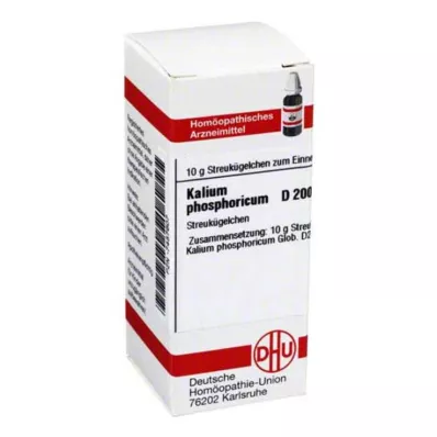KALIUM PHOSPHORICUM D 200 globuler, 10 g