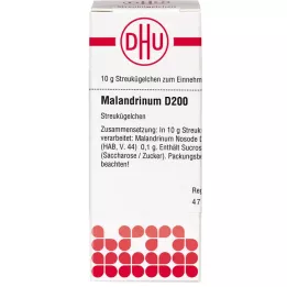 MALANDRINUM D 200 globuler, 10 g