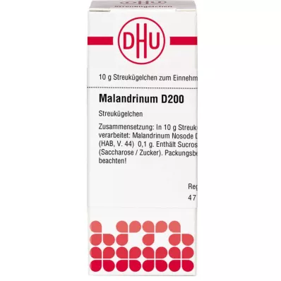 MALANDRINUM D 200 globuler, 10 g