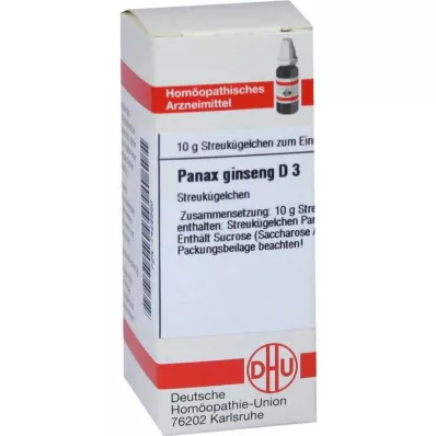 PANAX GINSENG D 3 kuler, 10 g PANAX GINSENG D 3 kuler, 10 g