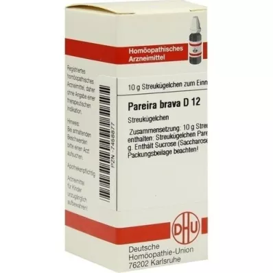 PAREIRA BRAVA D 12 globuler, 10 g