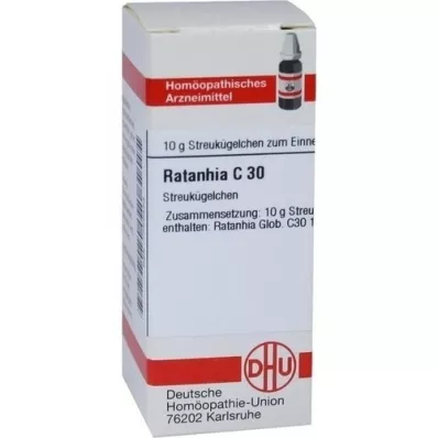 RATANHIA C 30 globuler, 10 g
