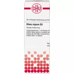 RIBES NIGRUM D 3 Fortynning, 20 ml